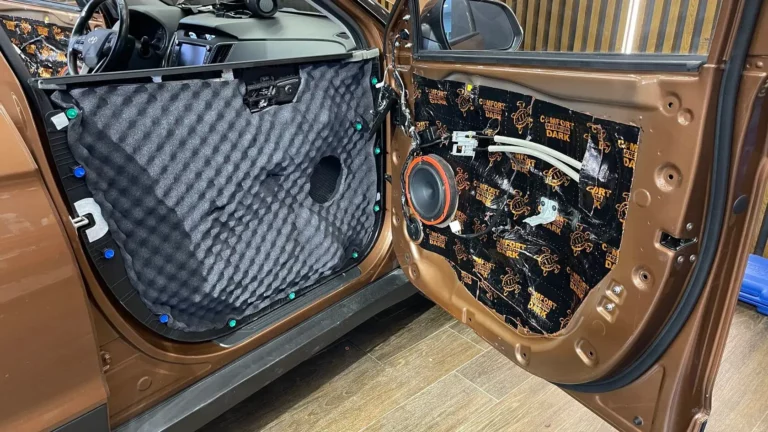 Шумоизоляция двери Hyundai Creta 2019-5