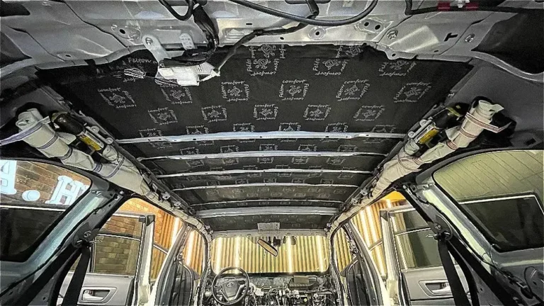 Шумоизоляция крыши Toyota Highlander-3
