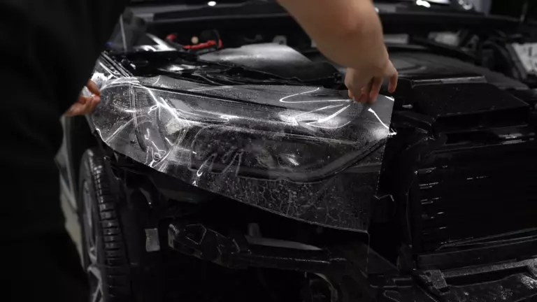 Оклейка фар Audi Q5-2